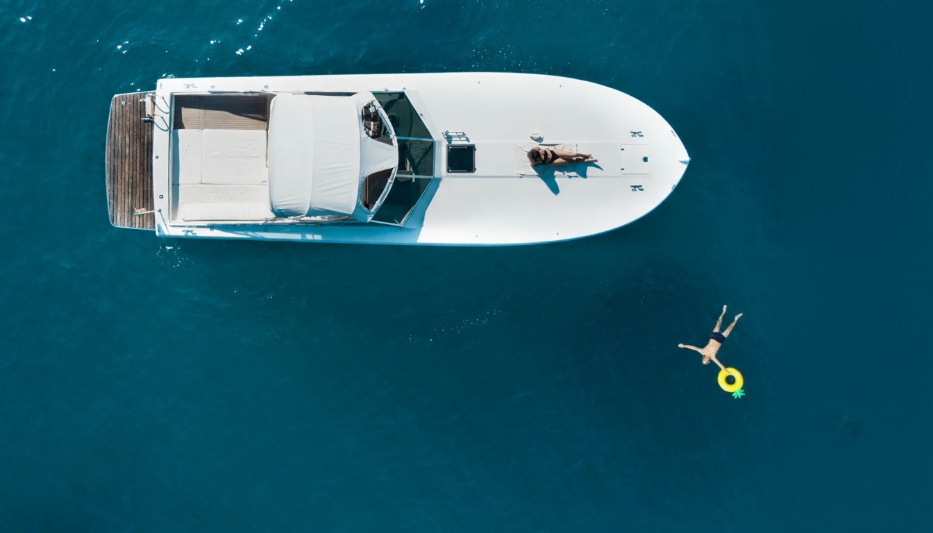 Private Leisure Boats cruising near Capri