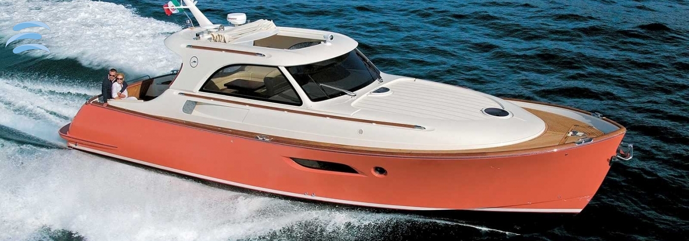 On board detail of a premium private speedboat