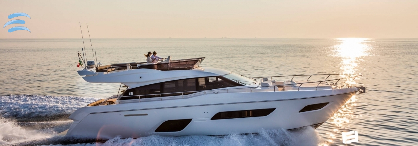 Premium speedboat cruising along the Amalfi Coast